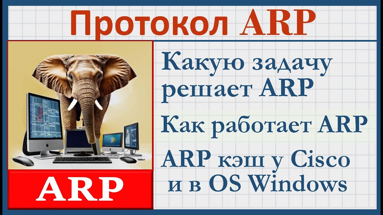 4.12 Протокол ARP.  Поиск MAC адреса next-hop