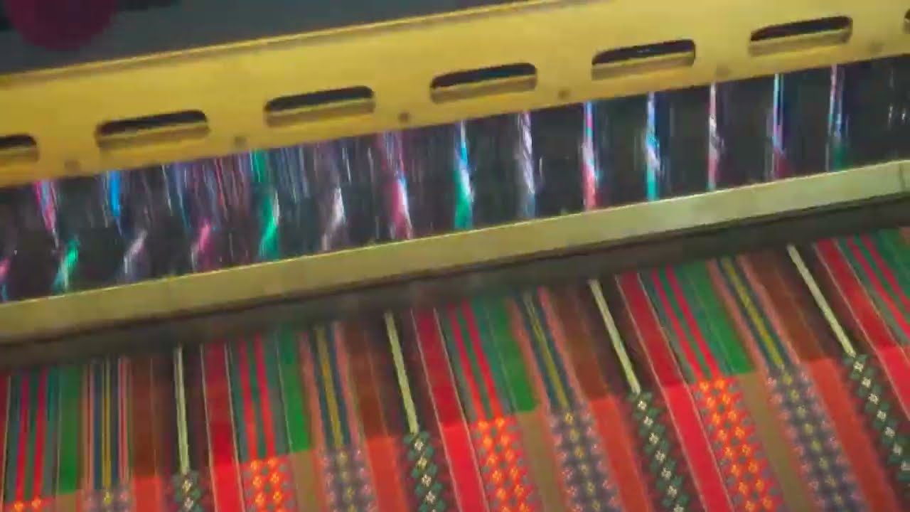 most amazing processing of making fabric in china #fabric #china