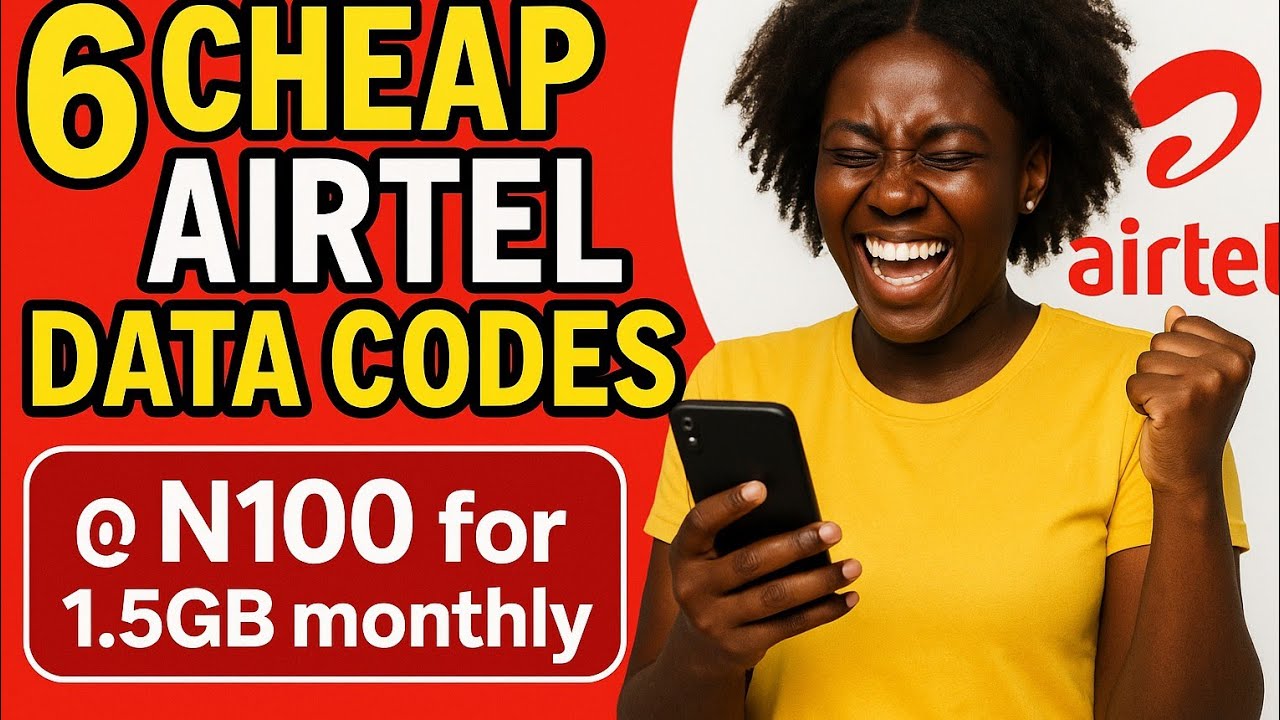 6 CHEAP AIRTEL DATA CODES - N100 for 1.5Gb monthly