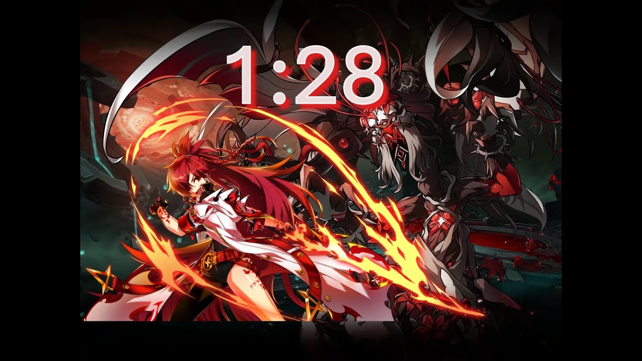 [엘소드/Elsword KR] 플레임 로드 미러델 귀목 1:28  / Flame Lord 23-6 Mirror Dell play 1:28
