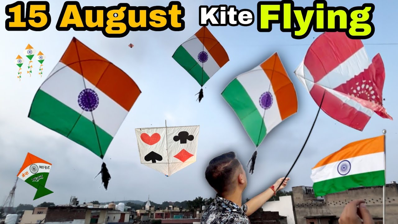 15 August Kite Flying( Kite Flying In Independence Day ) #vlogs