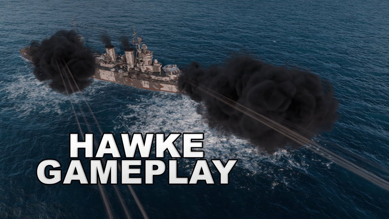 World of Warships - Hawke Gameplay Impression