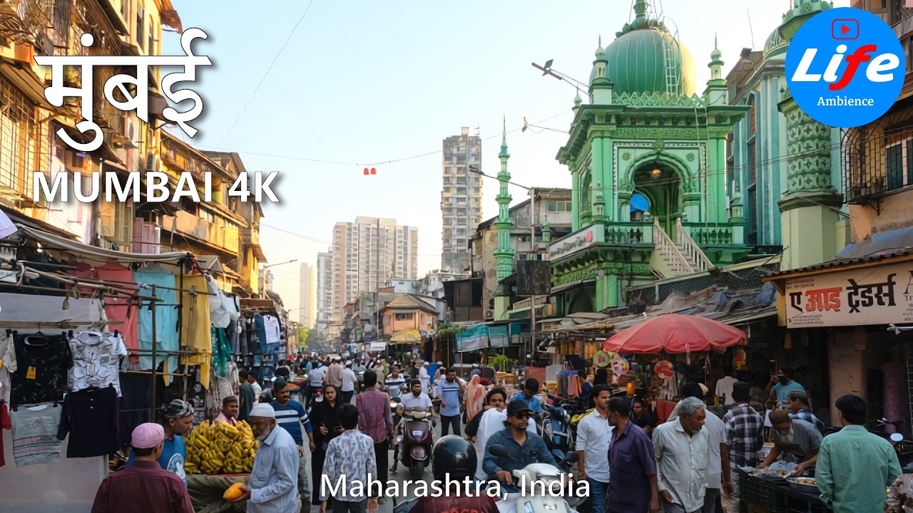 Ramadan in Mumbai (मुंबई) 🇮🇳, Madanpura Iftar Street Food - Life Ambience 4K