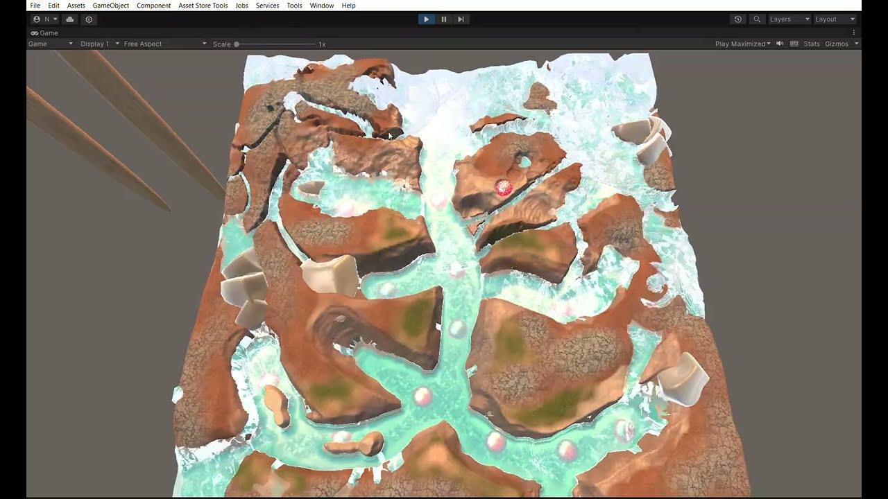 InfiniRIVER v1.7 - New terrain wide fluid features and new prefabs for URP
