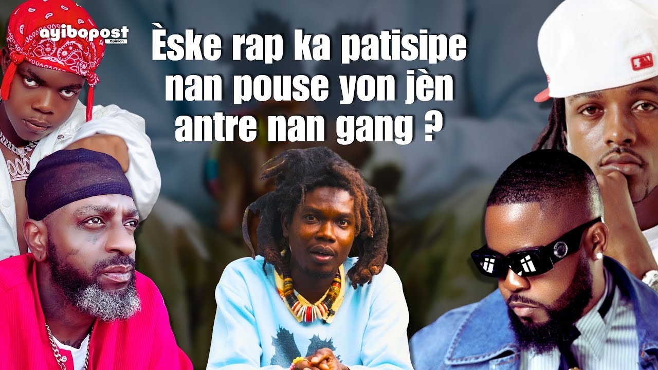 Lyen ant « rap » ak jèn ki deside kenbe zam :  Mit oswa reyalite | « Nous Les Poètes » S2-Ep3