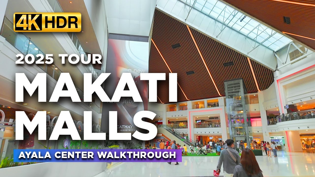 5 BIGGEST Connected Malls in MAKATI CITY PHILIPPINES | Ayala Center Full Walkthrough in 2025