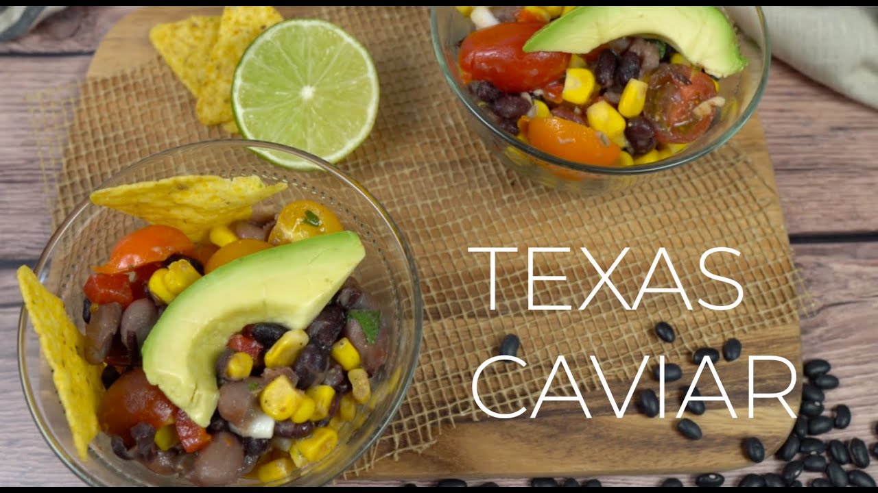 Texas Caviar 🥗  La Ensalada Favorita De Elvis Presley 🎸 Cocina Estadounidense Vegana A Mi Manera🇺🇸
