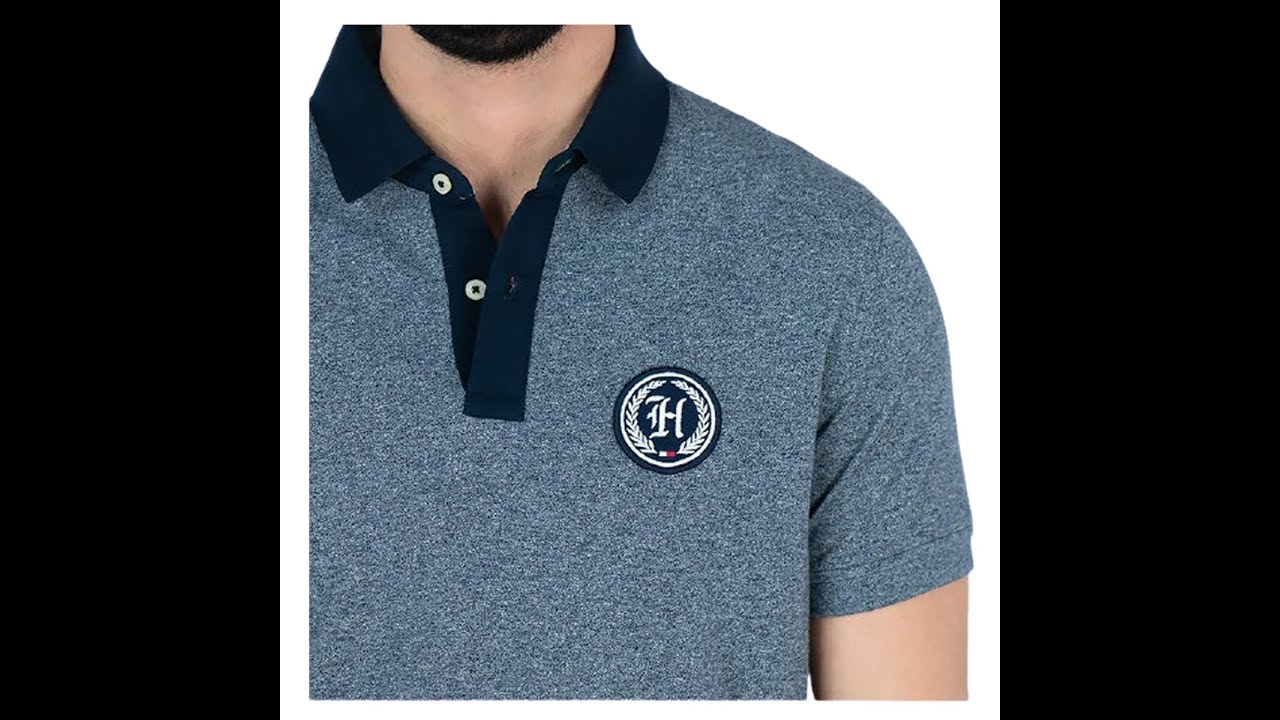 Playera Tipo Polo Tommy Hilfiger Original Hombre Slim Fit