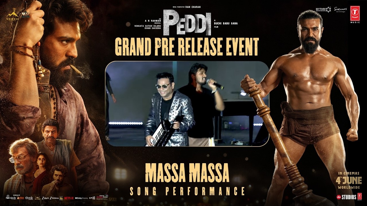 PEDDI: Massa Massa (Live at Peddi Ki Awaaz) | Ram Charan | Janhvi Kapoor | A R Rahman | Nitesh Aher