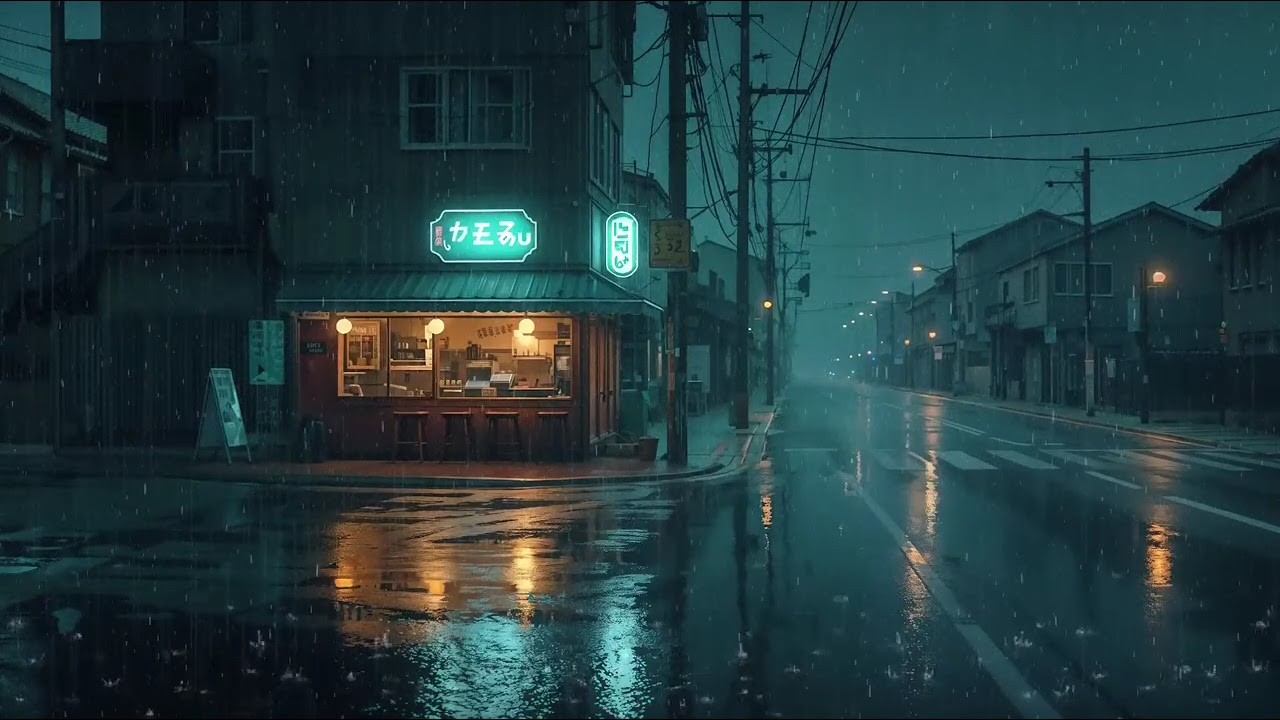 3 Hours Tokyo Rain at Midnight 🌙 Lofi Beats & Ambience for Deep Focus Study Sessions