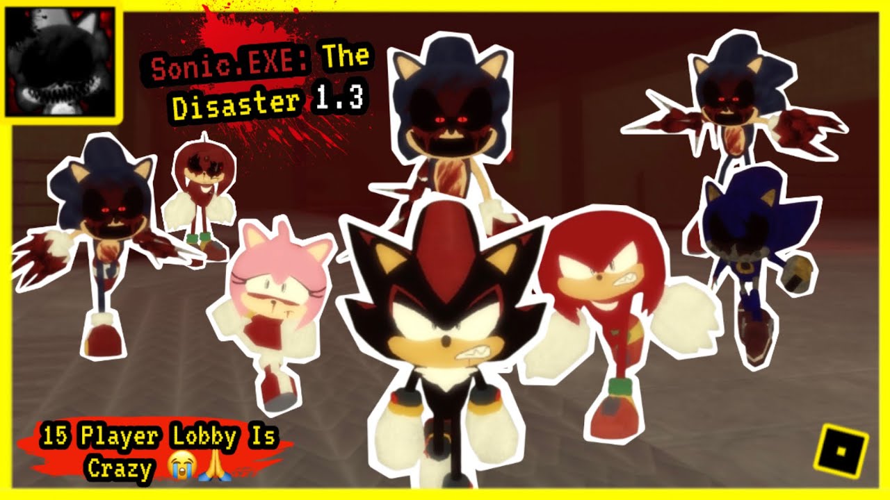 Going Against 3 Kolossos Is Hell 😭 | Sonic.EXE: The Disaster 1.3 | 15 Player Lobby | Mobile #roblox