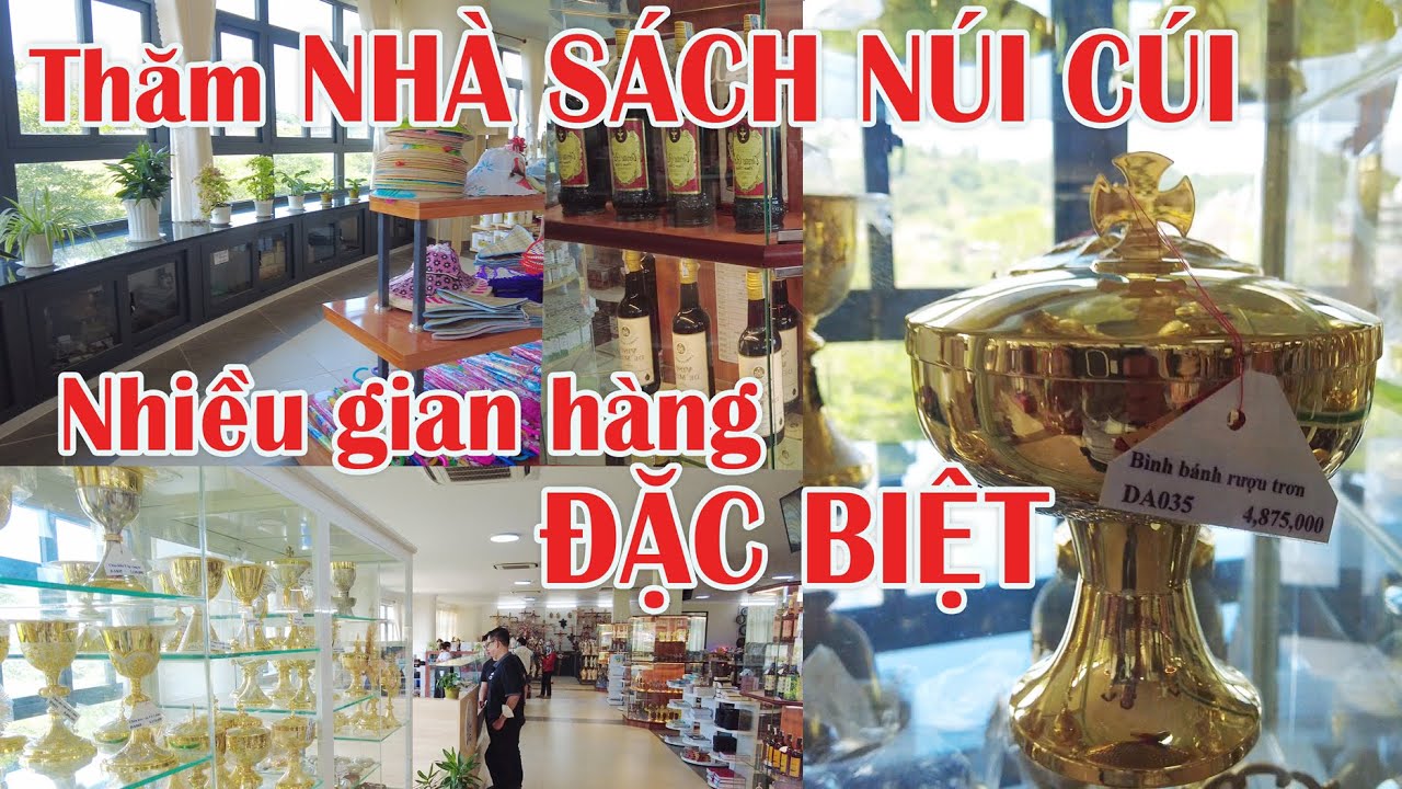 15 Phút Thăm NHÀ SÁCH NÚI CÚI với nhiều gian hàng đặc biệt ở trung tâm hành hương ĐỨC MẸ NÚI CÚI.