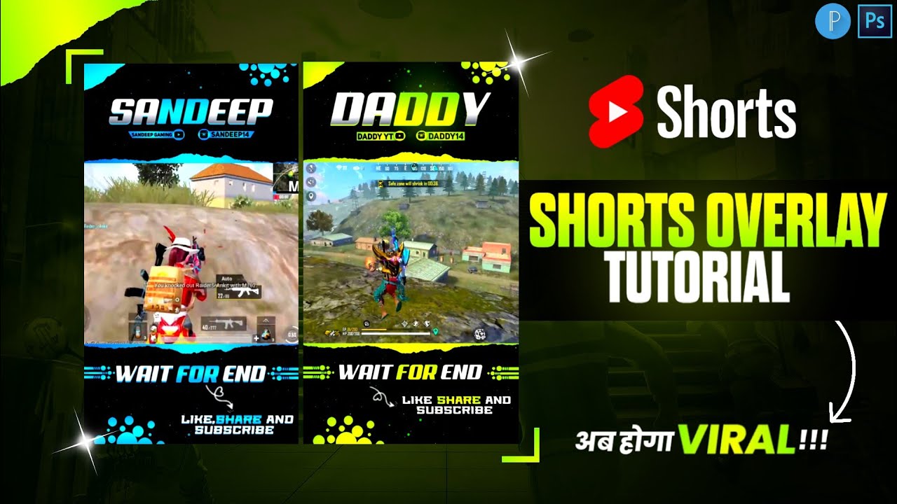 Make This Awesome 🔥 Overlay || How to Gaming Shorts Overlay on Android