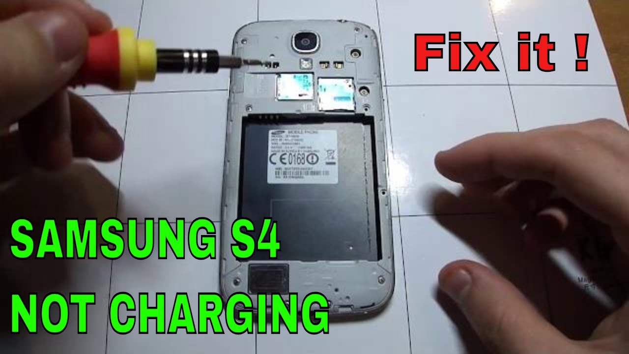 Samsung Galaxy S4 not charging: How to fix it.
