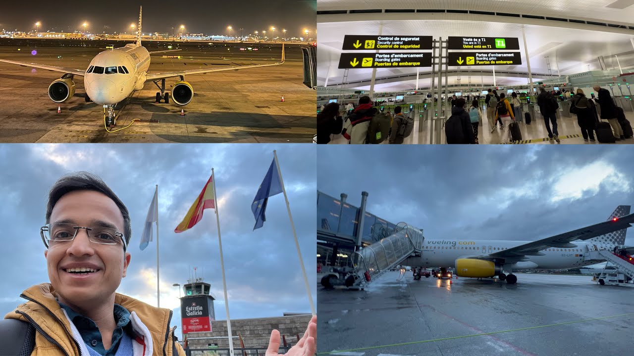Spain Travel Vlog 🇪🇸: First Time Flying from Barcelona to A Coruña ✈️| Green Spain Travel Experience