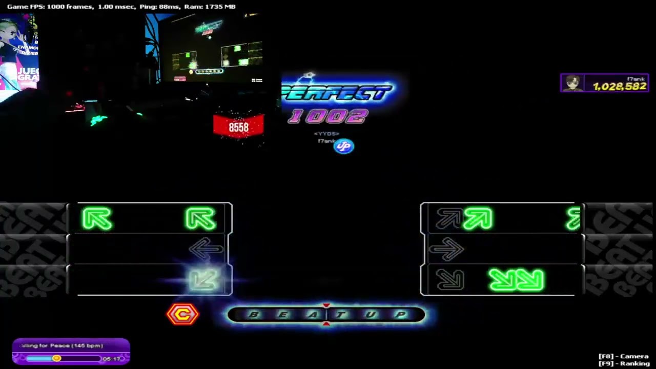 Audition Brazil | Electric U & Faders - Calling for Peace 145 Bpm Lv. 8 [Beat Up] [Hand Display]