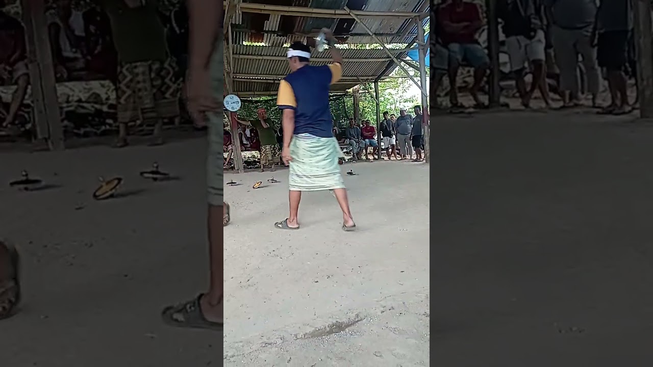 turnamen gansing di batu mulut lombok timur 