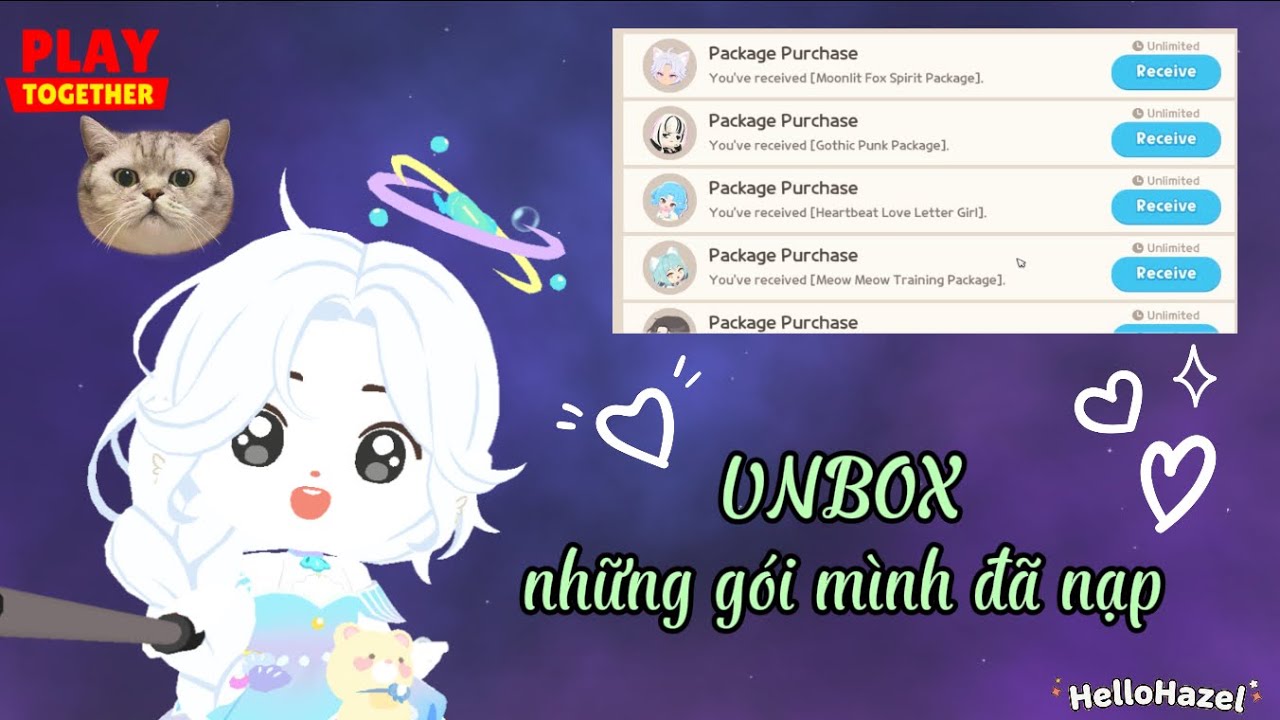 Mình đã nạp những gói gì!? Cùng UNBOX thôi! | PLAY TOGETHER