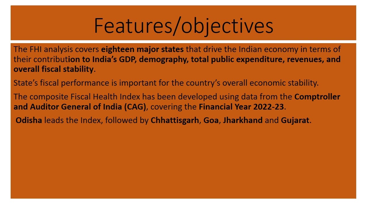 fiscal Health index 2025