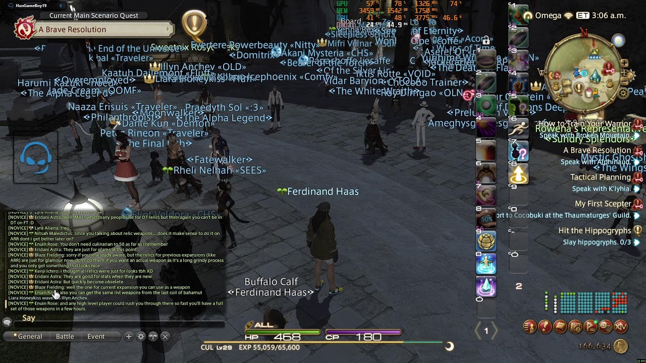 Limsa concert or formula tho I'm bored of it a bit or any game