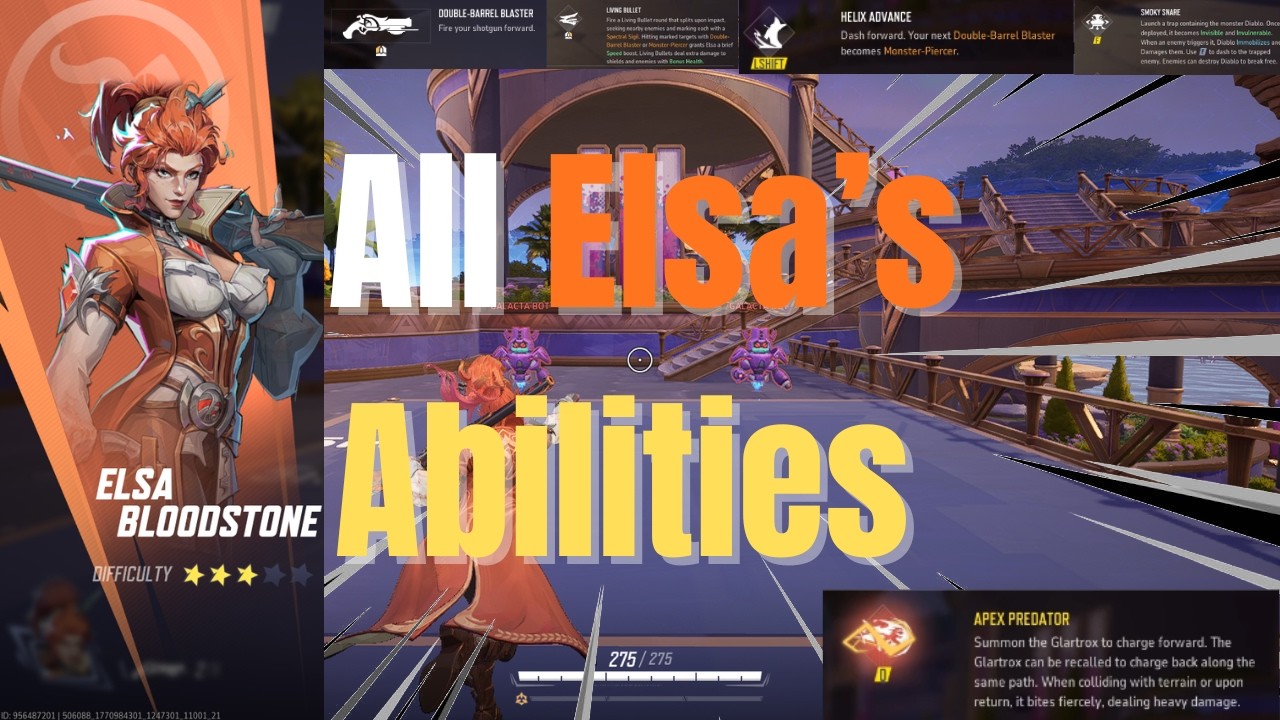 Elsa Bloodstone's All Abilities in Marvel Rivals