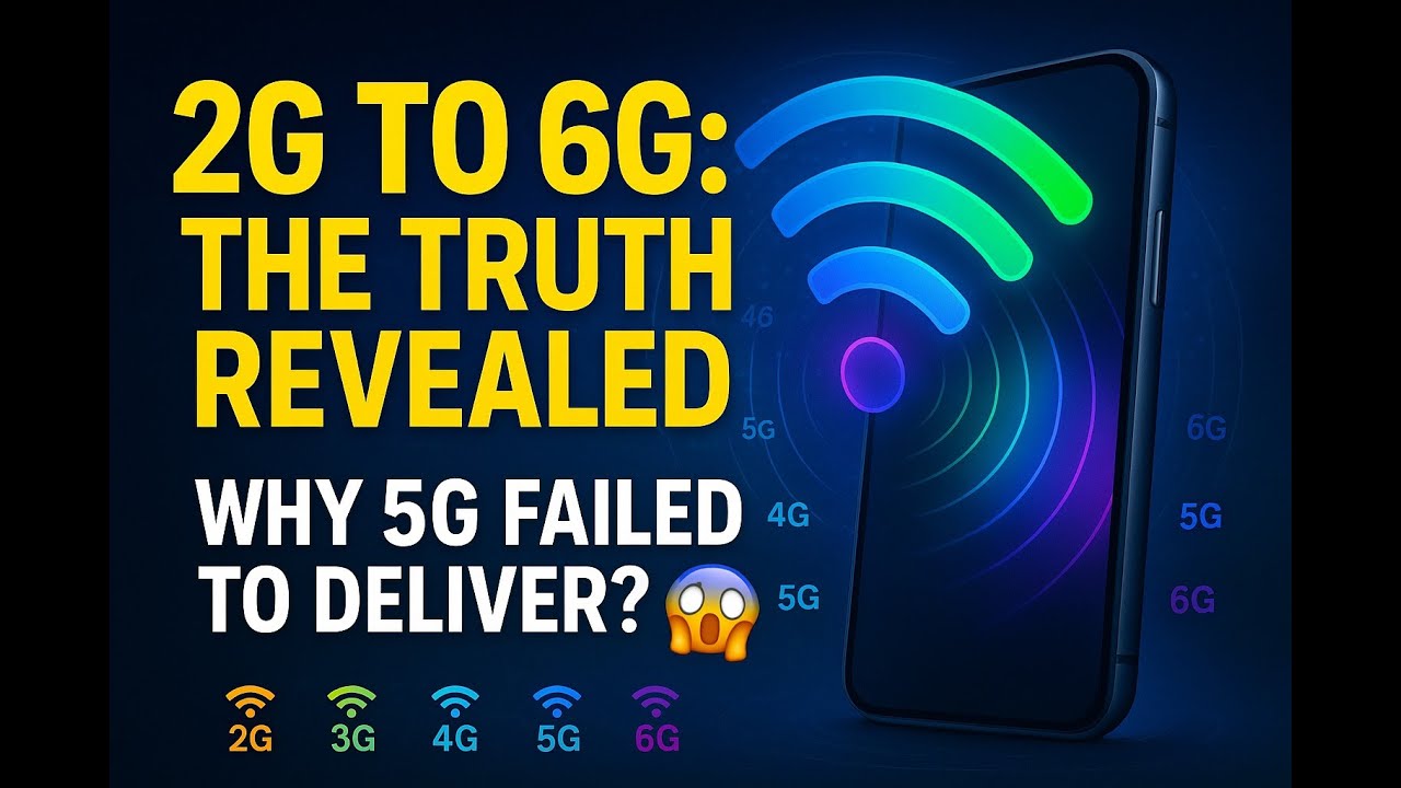 Why Wireless Technology Evolved: 2G to 5G (And Why 5G Failed to Monetize)
