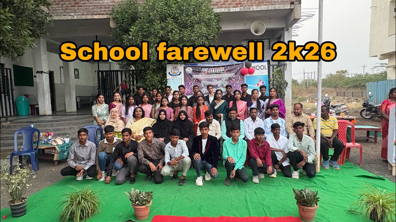 Global English medium school kalburgi ,farewell 2026 🥹￼ 