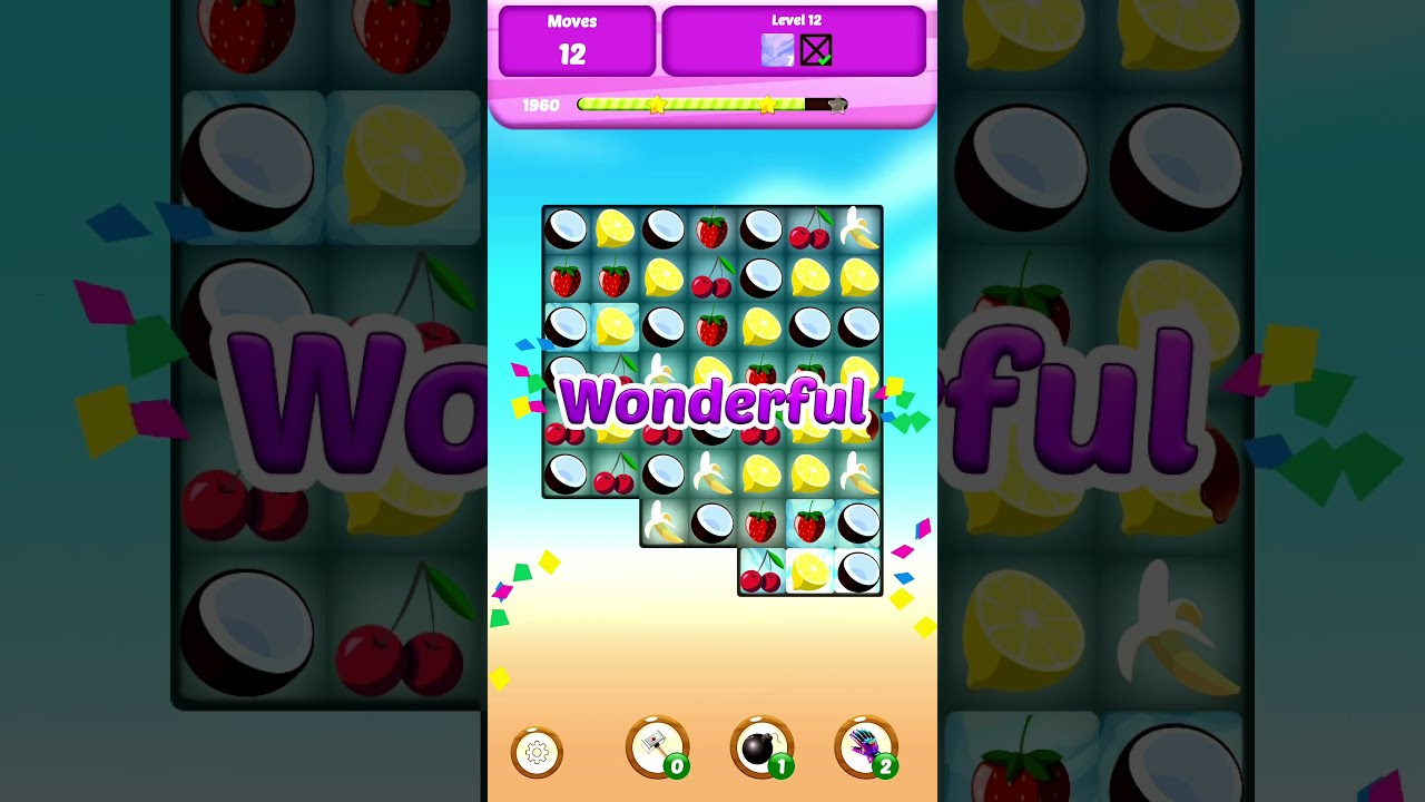 Can You Beat This Insane Fruit Puzzle? #FruitCrush #PuzzleGame #Match3 #MobileGaming #Gameplay