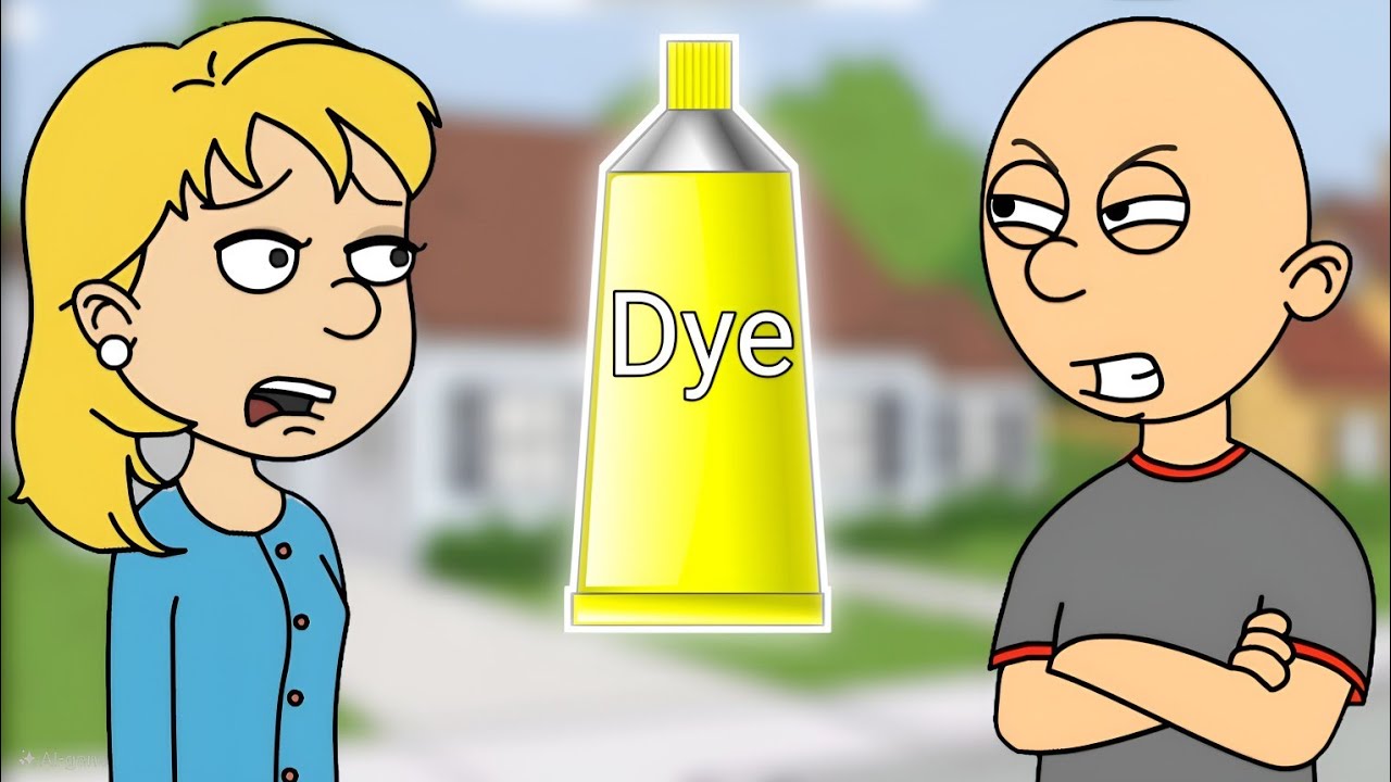 Classic Caillou Dyes Rosie's Hair to Yellow/Grounded