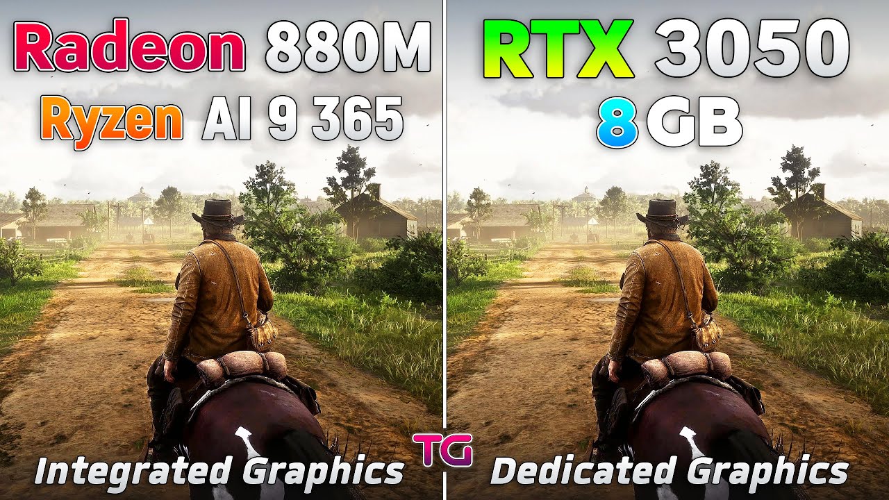 Radeon 880M vs RTX 3050 8GB - Test in 10 Games