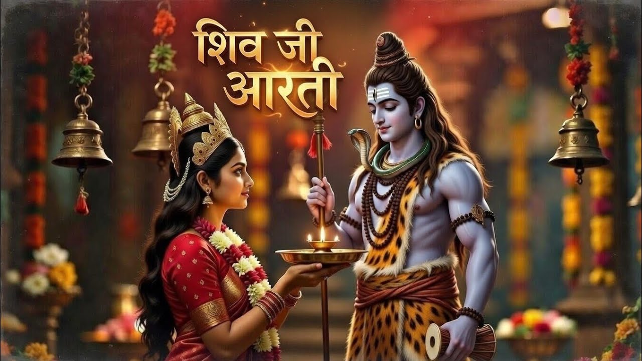 शिव जी आरती।। ॐ जय शिव ओमकारा आरती गीत।। Om Jay Shiv Omkara Aarti Song 