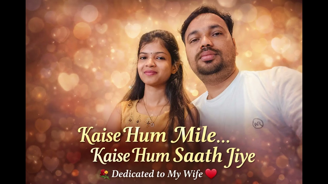 Kaise Hum Mile… Kaise Hum Saath Jiye 💔 | Emotional Romantic Song | Dedicated to My Wife ❤️