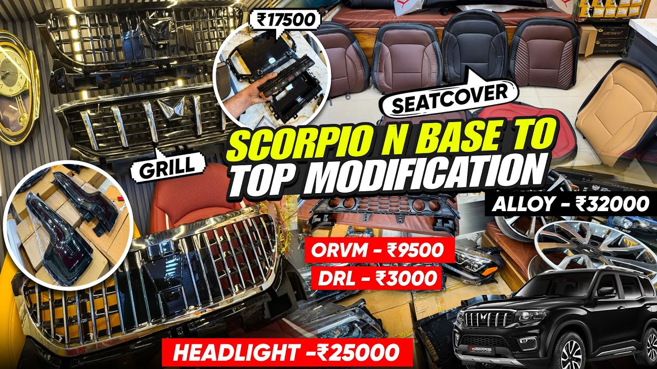 Scorpio n base to top model modification ✅ Scorpio n Genuine Accessories ✅ Scorpio n z2 modified ✅