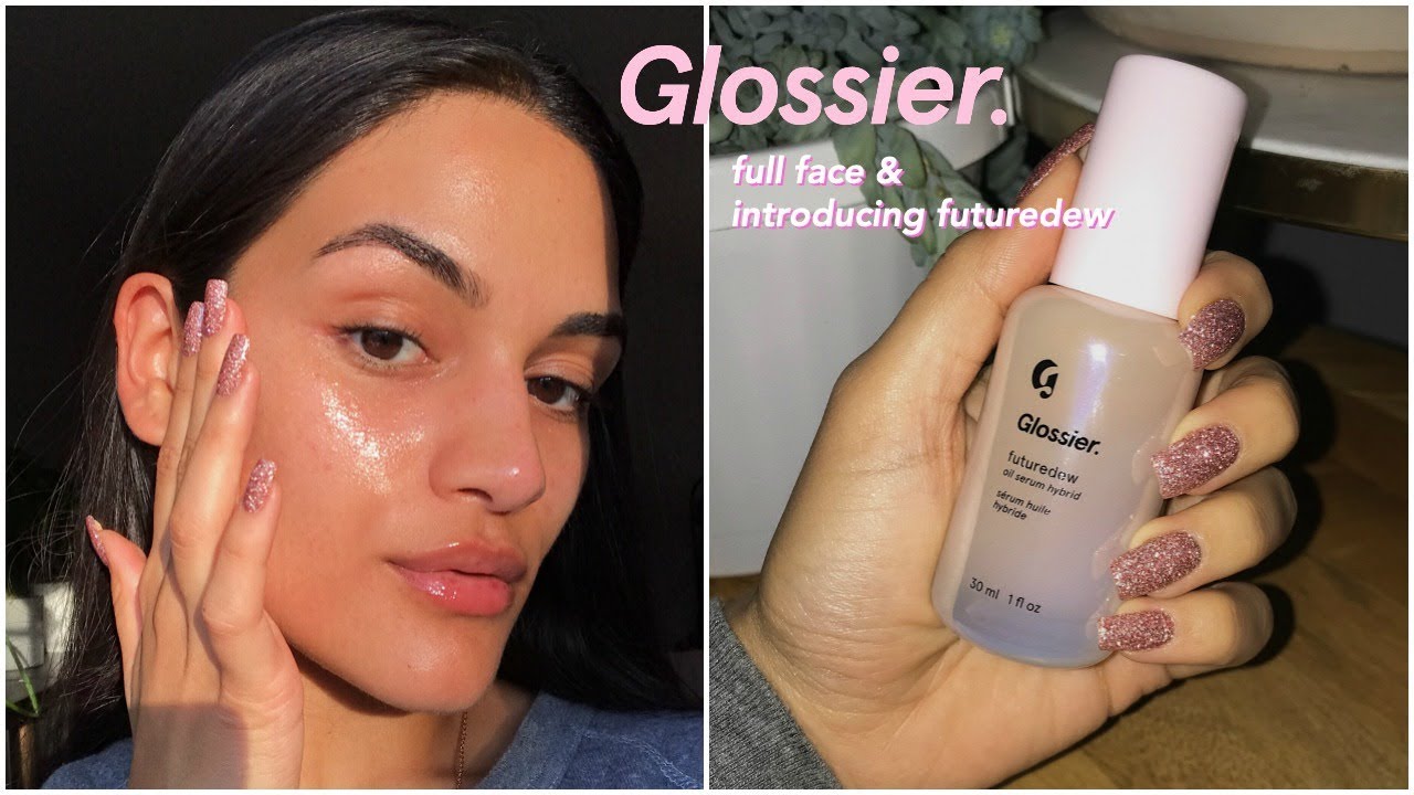 full face of glossier // introducing glossier *futuredew*