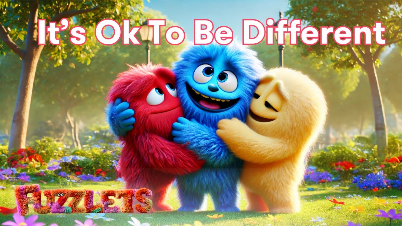 It's Ok to Be Different 🎶 Fuzzlets - kids songs