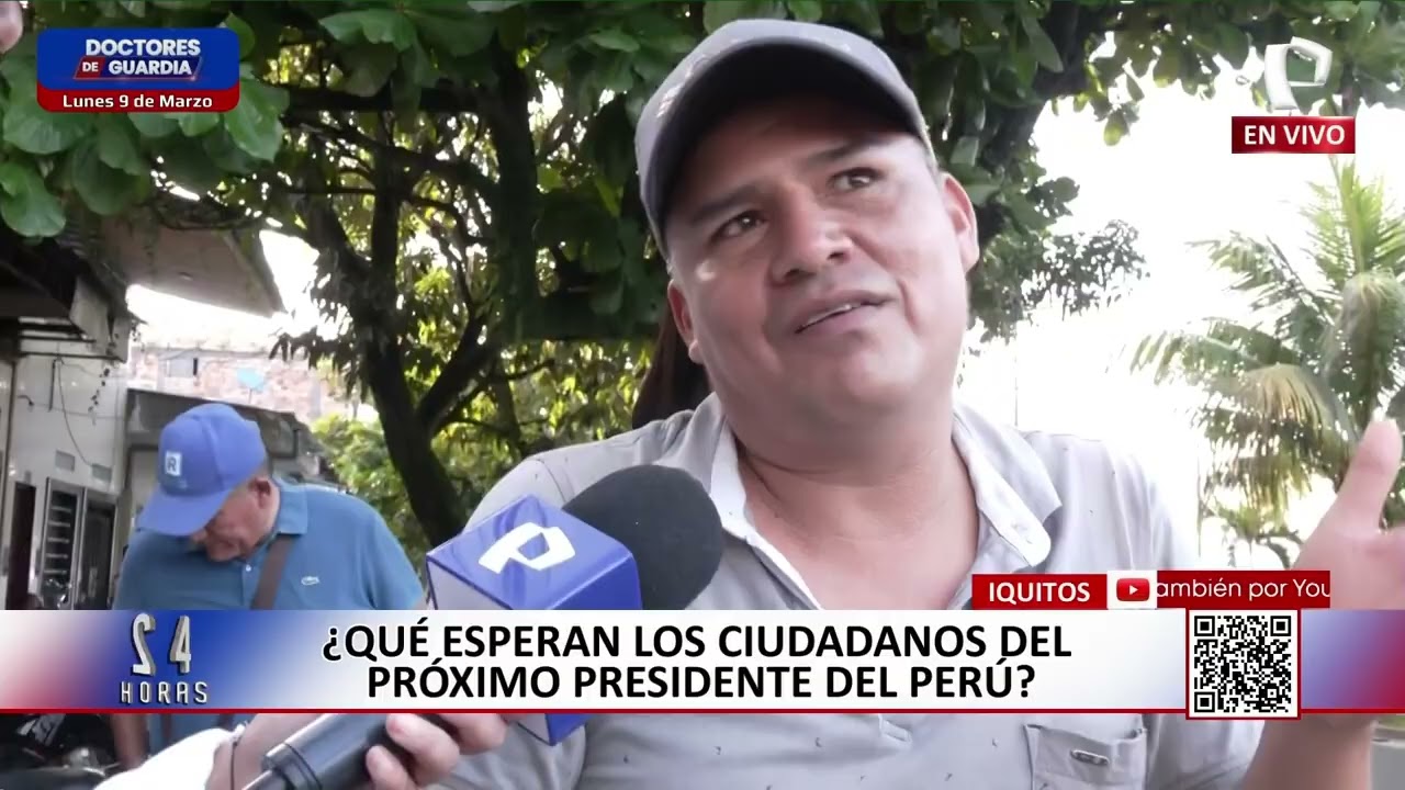 Iquitos: ¿Qué esperan los ciudadanos del próximo presidente del Perú?