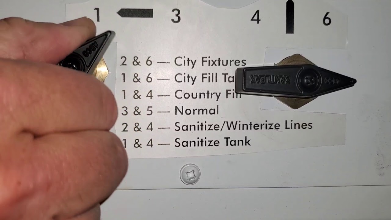 2020 Entegra Odyssey 31F Fresh Water connections and how to fill the fresh water tank