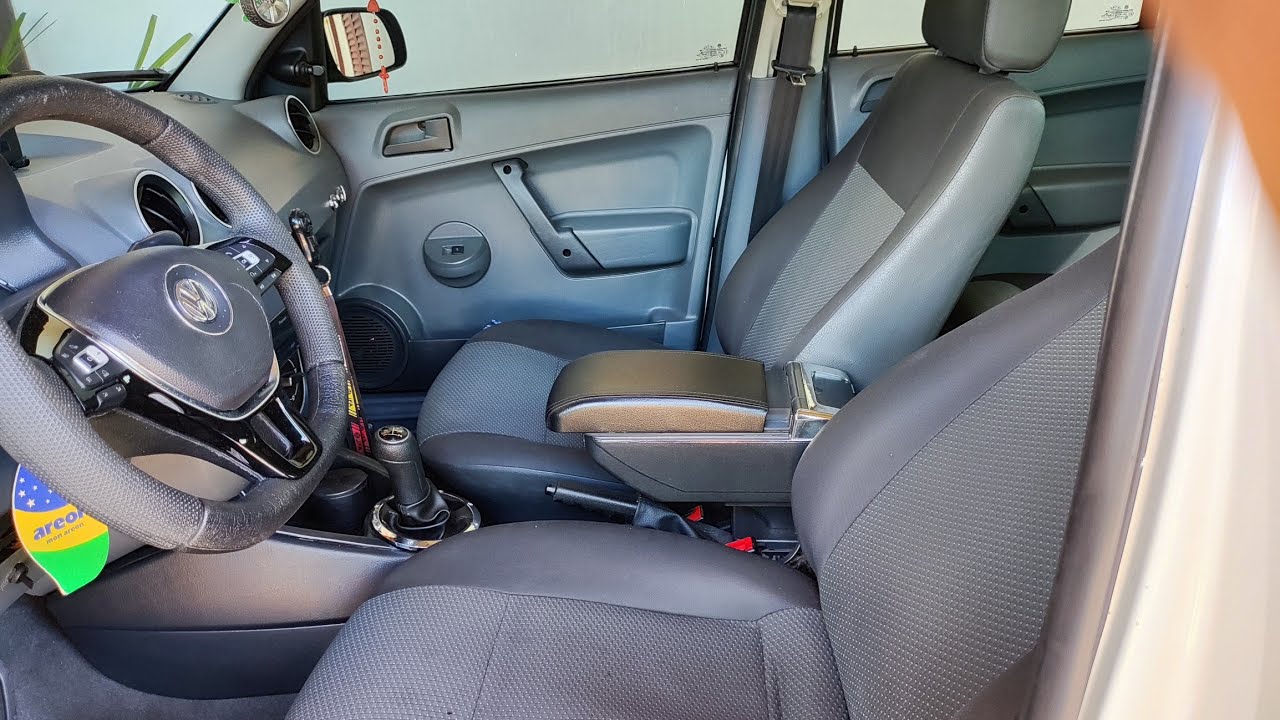 apoio de braço ,console central universal no gol g4 .