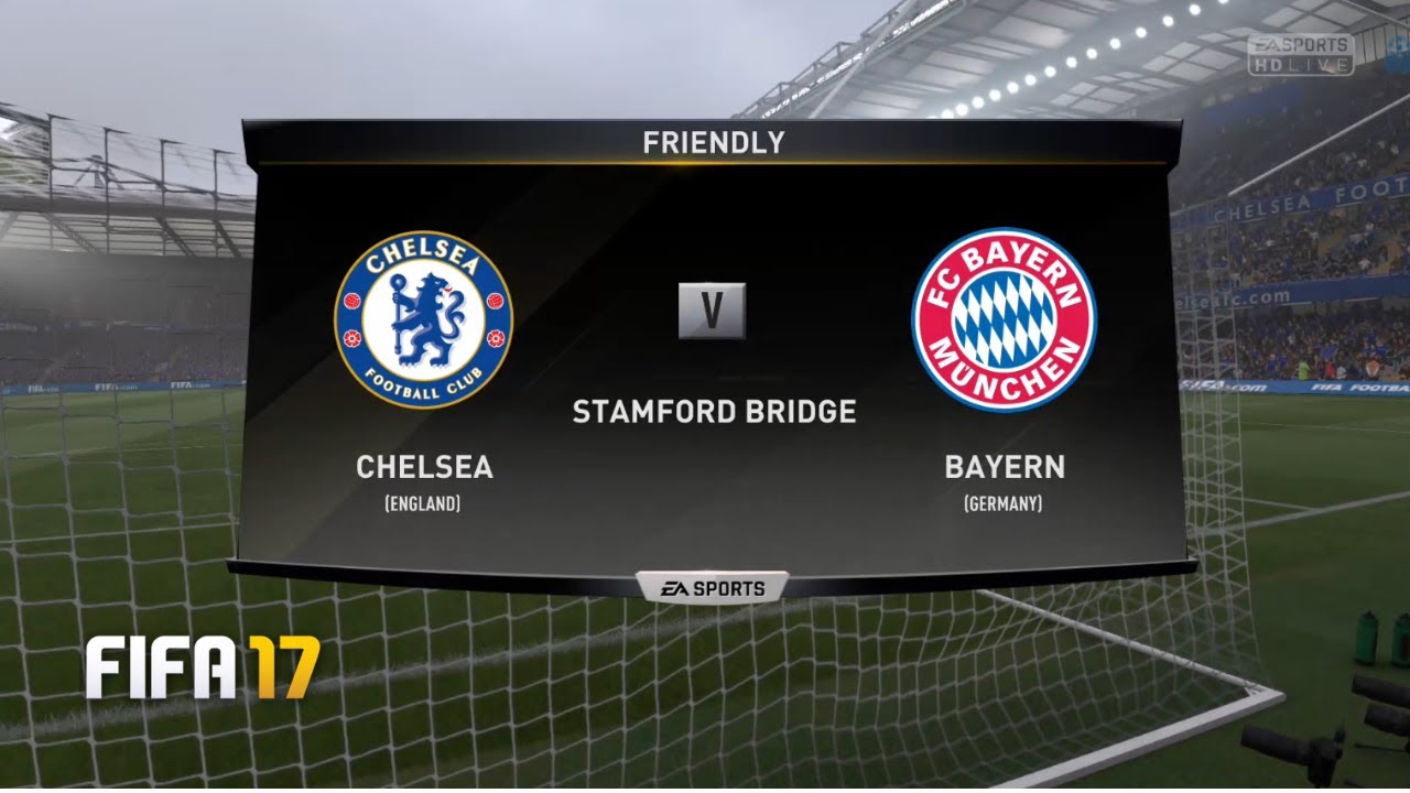 FIFA 17: Full Match Gameplay - Chelsea vs Bayern