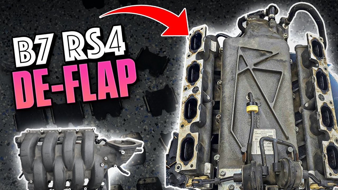Removing The Intake Flaps on my RS4