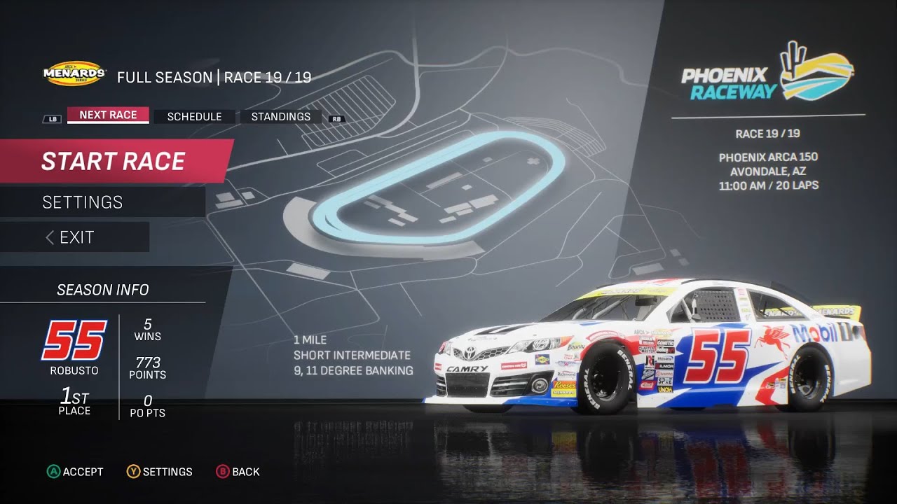 NASCAR 25 - Isabella Robusto Championship Mode - Race 19/19