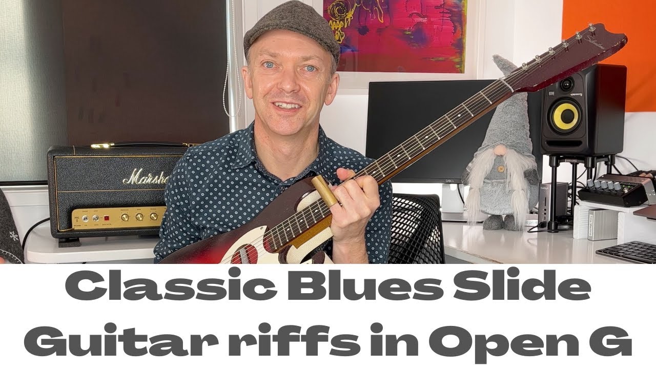 Learn 3 of the Best Open G Blues Slide Guitar Riffs