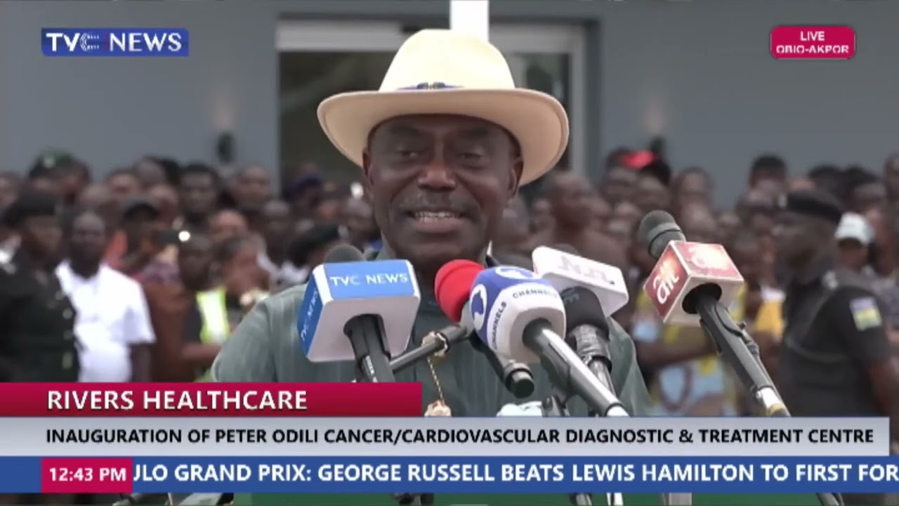 Watch Peter Odili's Full Speech at Gov Wike's Inauguration of Healthcare Facility in Revers State