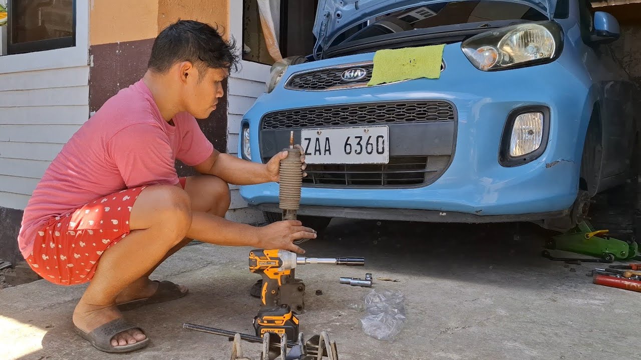 KIA PICANTO palit shock mount at bearing | lagutok at kalampag | Jong Acut |
