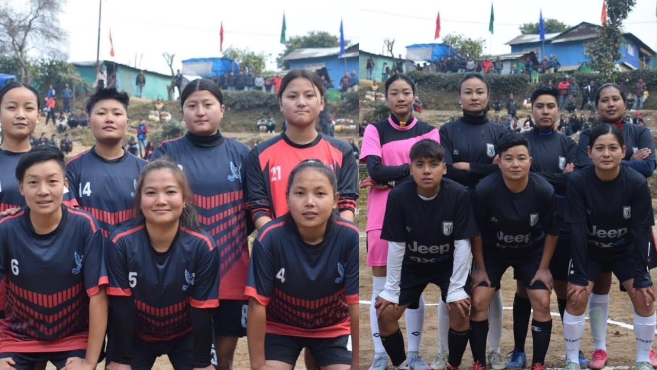 Girls Football Match At Lamagoan West Bengal Darjeeling District