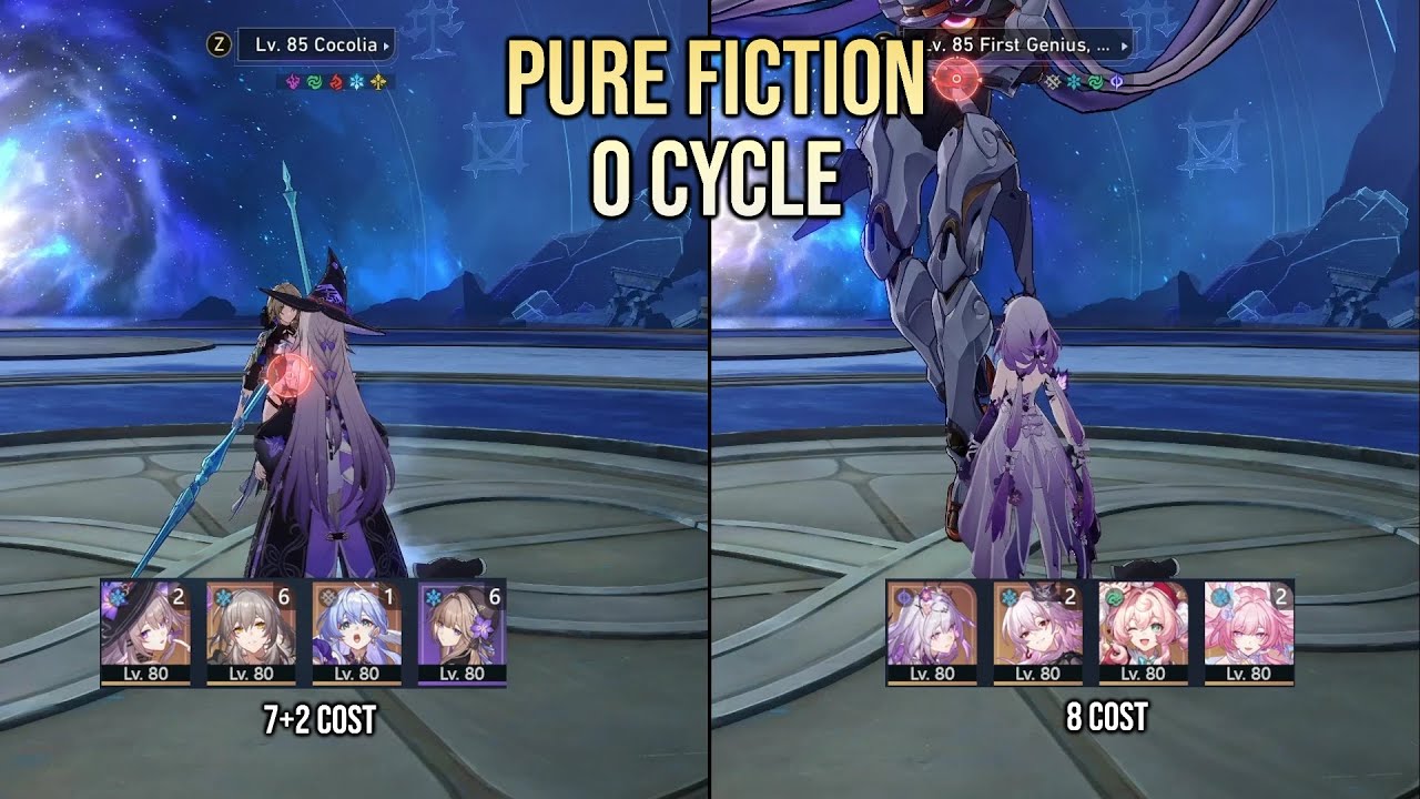 3.7 Pure Fiction True 0 Cycle (80k) - The Herta x Remembrance Gang | 虚構叙事 0ラウンドクリア マダムヘルタ 記憶パ