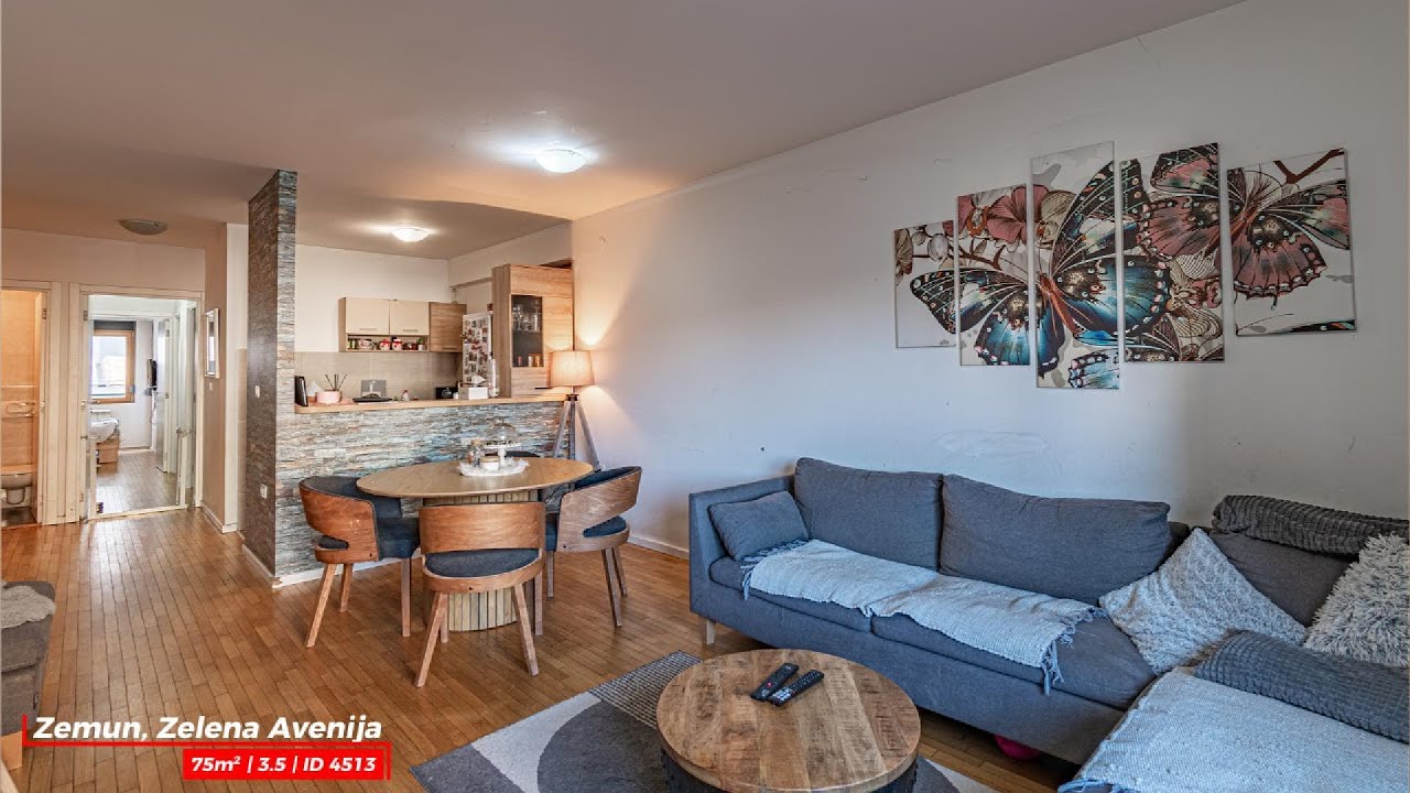 Na prodaju: Troiposoban Stan – Zemun, Zelena Avenija | 75m² | ID 4513