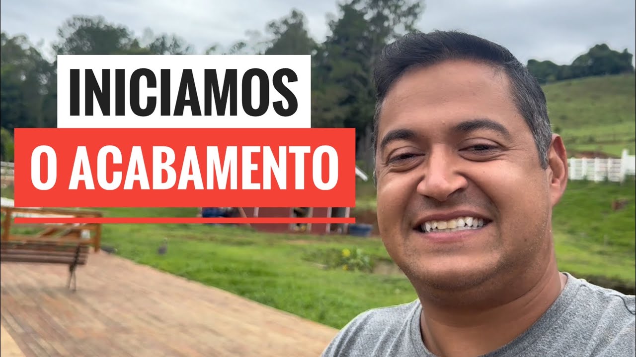 COMO ESTÁ FICANDO A CASINHA DO SÍTIO? FALTA MUITO?