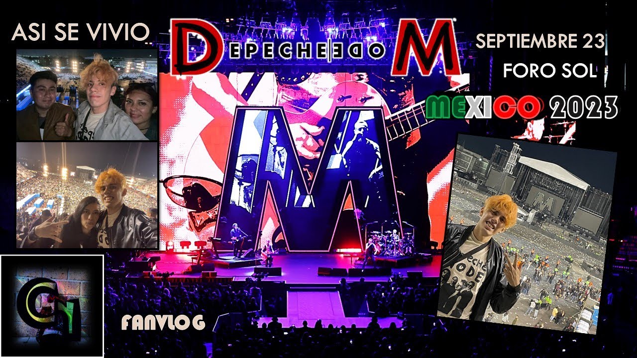 Así fue el concierto de DEPECHE MODE en MEXICO 23 de Septiembre 2023 (Foro Sol) | FanVlog