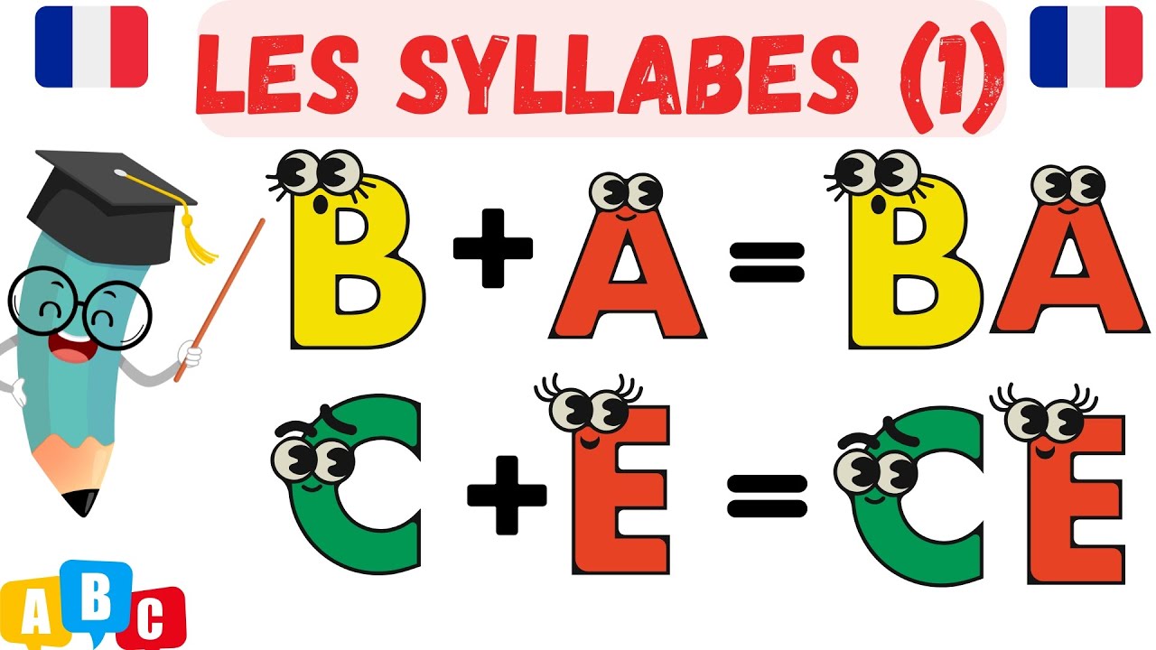 apprendre le Français - les syllabes - learn french